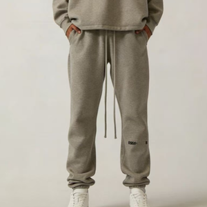 Pantalones de chándal Fear Pants de hombre, de talla grande, de tejido grueso, con aislamiento de felpa, mezcla de algodón, holgados, de pierna ancha, para estar en casa - Product Image 5