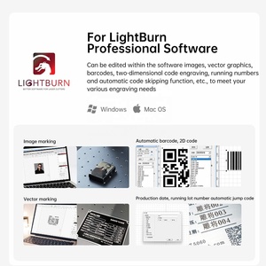 Sợi Laser đánh dấu máy mini thông minh 30 Watt máy khắc laser sợi Laser - Product Image 5