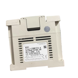 Contrôleur logique programmable haute performance PLC FX3U-128MT/ES-A, 64 entrées 64 sorties transistor, alimentation 220V AC, pour applications industrielles - Product Image 2