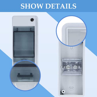 Boîte de distribution électrique étanche IP65 en plastique ABS, boîte de distribution électrique, disjoncteur électrique