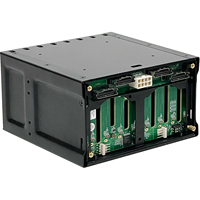 SANJU NVMe модуль с горячей заменой, 8-слотовый 2,5-дюймовый корпус для SSD-накопителей U.2 с интерфейсом SFF8654-X8 для компьютера