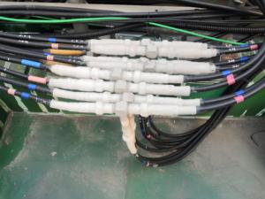 Tubo retráctil en frío de silicona de alta relación de contracción para unión de cables de telecomunicaciones Unión de cables eléctricos para aplicaciones a prueba de agua