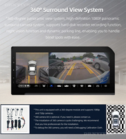Radio Estéreo para Auto Android 14 de 12.3 Pulgadas para Land Cruiser Prado LC 250 2024 2025 2026, CarPlay, Android Auto, Cámara 360, Pantalla Táctil