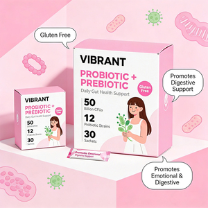 Probiotici OEM TK per Donne e Adulti, 50 Miliardi di Batteri, Benefici per la Bellezza, Polvere Istantanea, Confezione da 30, Integratore Alimentare - Product Image 4