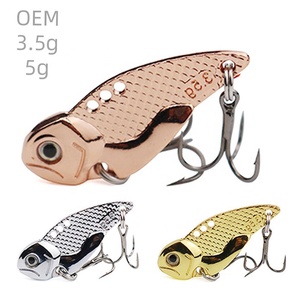 Howell OEM/Dom Kẽm Hợp Kim Kim Loại Rung Jig Giải Quyết 3.5G/5G 20G Thép Chì Trọng Lượng Lures Cho Pike Hồ Suối Cá Srô Câu Cá - Product Image 1