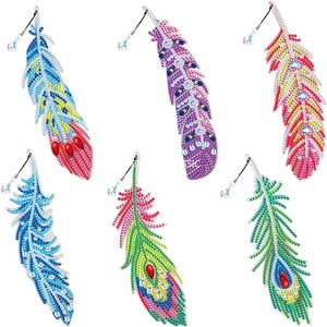 Pintura de Diamantes Pintada a Mano, Gato de Dibujos Animados Rascándose las Plumas, Adorno Navideño 5D, Mejora la Habilidad Práctica - Product Image 3