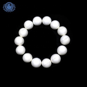 El precio al por mayor de los fabricantes de bolas de cerámica de alúmina es asequible Bola de porcelana inerte con orificio abierto - Product Image 3