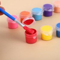 GF Factory Direct Supply 3ML Acrylic Paint Set 6 Colors Canvas DIY Conjoined Graffiti Painting Plaster Doll Watercolor Paint