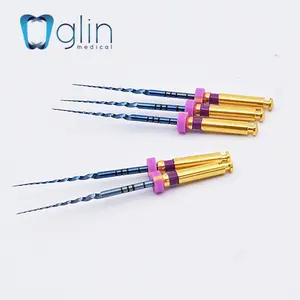 GLIN Dental Factory Direct Wholesale Blue Heat Activation Rotary Files 25mm S1 Endo Files
