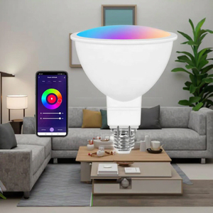Bombilla LED Inalámbrica Inteligente Tuya RGB+CCT de 5W, Compatible con el Asistente de Google, Control Remoto, Base GU10/E27/GU5.3, Regulable, Garantía de 3 Años - Product Image 5