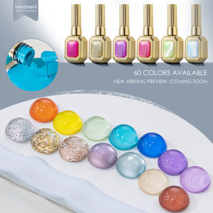 Nuevo set de esmalte de uñas en gel UV LED de 60 colores, 15 ml, color sólido, barniz permanente, esmalte de uñas efecto ojo de gato, productos para el cuidado de las uñas - Product Image 3
