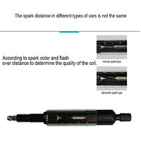 GTYPro Testeur réglable de bougies d'allumage pour voiture Système d'allumage du moteur Bobine Armature Diagnostic Detector Tool