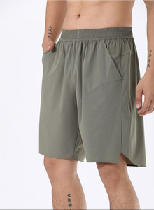 Nouveaux shorts de sport pour hommes LULU, été, extérieur, coupe ample, sans couture, séchage rapide - Longueur de 5 pouces pour la <span class=keywords><strong>course</strong></span> à pied, l'entraînement et le fitness - Product Image 4
