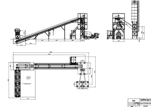 Planta Mezcladora Fija, Planta de Hormigón Premezclado Eléctrica Avanzada, Mini Planta Dosificadora de Hormigón de 50m3/h, Planta Mezcladora de Suelo Estabilizado Móvil - Product Image 5
