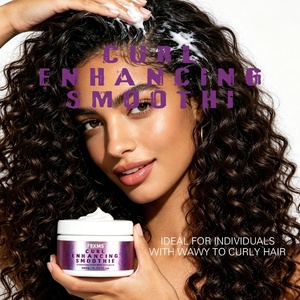 Crème Coiffante Hydratante et Anti-Frisottis Effet Boucles Sublimées <span class=keywords><strong>Sans</strong></span> Alourdir les <span class=keywords><strong>Cheveux</strong></span> – Marque Blanche - Product Image 1