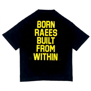 T-shirt graphique surdimensionné personnalisé en coton épais, style streetwear, effet délavé vintage, coupe ample unisexe, imprimé, vêtements OEM - Product Image 1