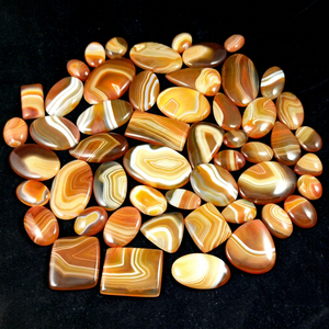 Wholesale Natural Red Onyx Gemstone High Quality Polished Cabochon Loose Stone for Rings & Pendants Jewelry Supply - Product Image 1