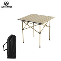 Ensemble table et chaises rectangulaires pliantes de luxe pour l'extérieur, personnalisables, pour camping et barbecue