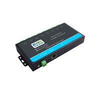 Servidor Serial de Fibra Óptica Industrial, Conversor de RS485 a Fibra/Ethernet Aislado de 8 Puertos