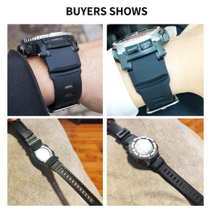 สายนาฬิกาซิลิโคน <span class=keywords><strong>G</strong></span>-<span class=keywords><strong>SHOCK</strong></span> <span class=keywords><strong>Casio</strong></span> สำรองสำหรับ PRW-3500/2500/5100, PRG-260/550/250/500 - Product Image 2