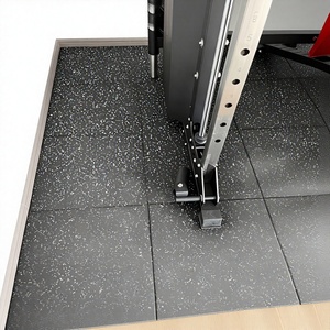 Losetas de Goma Antideslizantes para Gimnasio, Previenen el Riesgo de Resbalones Durante Entrenamientos Intensos en Centros de Fitness, Piso de Goma para Gimnasio - Product Image 1