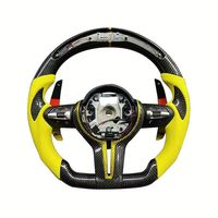Volant sport en cuir et carbone forgé pour M2/M5/X3/X5/M3/4 Series F Series