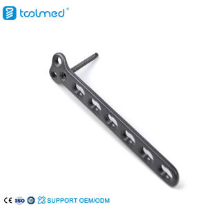 Plaque de fixation distale du radius de type T orthopédique Toolmed modèle 030210282511 pour la fixation osseuse vétérinaire des chats (titane) Classe III 1 - Product Image 6