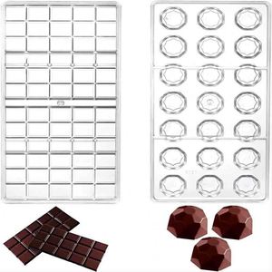 Offre Spéciale : 38 Moules à Chocolat Personnalisés en Polycarbonate Transparent – Outils pour la Fabrication Artisanale de Chocolats, Gâteaux et Bonbons - Product Image 1
