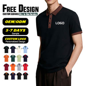 <span class=keywords><strong>Polo</strong></span> Personalizzate con Colletto Colorato, Abbigliamento da Lavoro Aziendale, <span class=keywords><strong>Polo</strong></span> da <span class=keywords><strong>Uomo</strong></span> con Logo Ricamato - Product Image 2