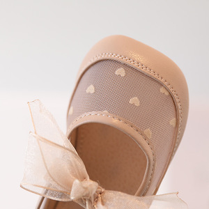 Zapatos de Princesa <span class=keywords><strong>para</strong></span> Niñas, Estilo Verano 2024, Zapatos de Cuero <span class=keywords><strong>con</strong></span> Lazo de Malla <span class=keywords><strong>para</strong></span> Niñas, Sandalias Dulces de Suela Suave <span class=keywords><strong>con</strong></span> <span class=keywords><strong>Velcro</strong></span> <span class=keywords><strong>para</strong></span> Bebés - Product Image 5