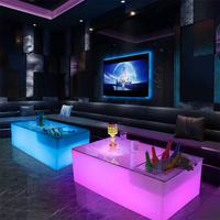 LED Club Möbel Nachtclub Lounge Bar Möbel Couch Sofa Sets Licht Strand Dekorationen Party Bar Tisch LED Stuhl Würfel Hocker