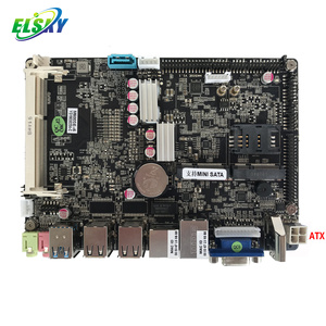 ELSKY Manufacturer Industrial Firewall Micro Atx Motherboard M400SE with CPU 4th Gen Haswell-U Core I3 VGA HD_MI LVDS 6*COM