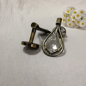 Ganchos de cortina de aleación de Metal Premium JP Factory Direct con accesorios de correa minimalistas modernos acentuados en cristal de lujo - Product Image 6