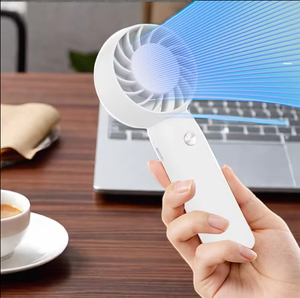Quạt cầm tay 2 trong 1 điện thoại đứng tốc độ cao Turbo ba tốc độ quạt để bàn mùa hè ngoài trời có thể đeo Pin cho mùa hè - Product Image 3