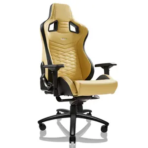 Wholesale Luxury Leather Golden Silla Gamer Pro E-Sport Ergonomic Max Comfort Racing Large Seat Ewin Flash Gaming Chair