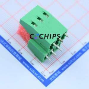 1725041 Screw Terminal Block Through hole Component (THT),P=5.08mm Connector 5.08mm Green Through Hole 6P - Product Image 2