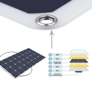 Panneaux solaires flexibles de haute qualité 120W pour <span class=keywords><strong>caravane</strong></span> et bateau 12V 24V panneau de toit solaire à couche mince panneau solaire flexible - Product Image 4