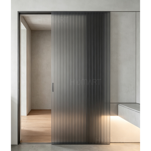 <span class=keywords><strong>Porte</strong></span> <span class=keywords><strong>coulissante</strong></span> grise à cadre ultra-fin en verre cannelé, sans cadre, à suspension supérieure, <span class=keywords><strong>pour</strong></span> intérieur <span class=keywords><strong>de</strong></span> <span class=keywords><strong>salle</strong></span> <span class=keywords><strong>de</strong></span> <span class=keywords><strong>bain</strong></span> - Product Image 1
