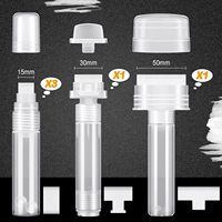 Marqueurs de peinture graffiti vides et rechargeables de 30mm Ensemble de stylos de peinture vierges avec têtes de stylo de rechange
