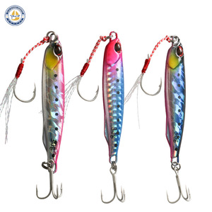 Señuelo Vibra Lure 30g 40g con Doble Anzuelo para Pesca en Agua Dulce y Salada, Señuelo para Lubina, Cebo de Fondo, Set ABC - Product Image 2