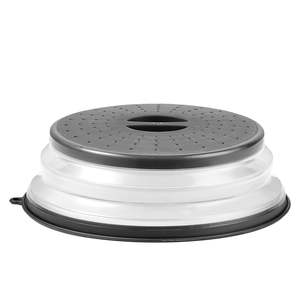 Couverture anti-éclaboussures pliable pour micro-ondes Db Wholesale, 10,4 pouces, en plastique, pour ustensiles de cuisine - Product Image 1