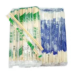 В НАЛИЧИИ 100 пар/упак. оптовая продажа OPP упаковка 20 см * 5,0 мм разовые Легкие одноразовые палками круглые бамбуковые палочки для еды