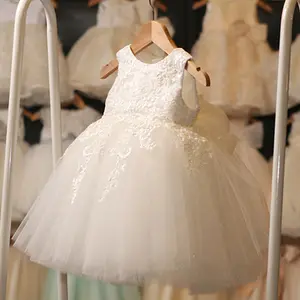 Robe fantaisie pour petites filles, tenue de bonne qualité, vente en gros, motifs brodés à la main, pour demoiselle d'honneur de mariage, nouvelle collection