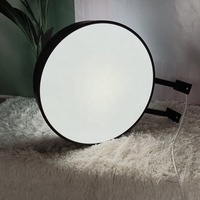 Boîte à lumière vierge double face en acrylique blanc Panneaux publicitaires 3D Panneaux de signalisation extérieure éclairée Boîte à lumière LED Enseigne
