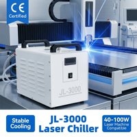 Refroidisseur d'eau industriel JL-3000, refroidisseur laser CO2 portable pour machines laser CO2 de 60 à 100 W et appareils laser médicaux