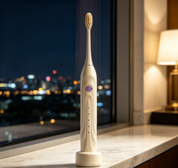 Brosse à dents électrique sonique étanche IPX7, charge inductive sans fil, brosse à dents électrique pour adultes à usage domestique, poils doux
