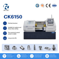 Tour CNC robuste CK6150-1000, centre de tournage horizontal automatique à 2 axes, options multi-systèmes pour le tournage général des métaux