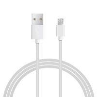 Chargeur rapide 2A de qualité supérieure d'origine d'usine, câble micro USB pour chargeur de téléphone Samsung, synchronisation des données, câble USB V8 noir/blanc