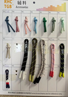 Tirette de fermeture éclair en corde de nylon avec logo personnalisé, rallonge robuste en caoutchouc pour vestes, vêtements d'extérieur et sacs d'équipement tactique