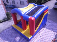 Château gonflable en PVC de haute qualité, personnalisé, coloré, 4x4m, installation facile, usage commercial, intérieur/extérieur